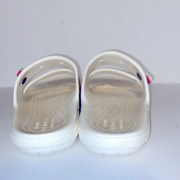 Crocs Classic Out of this World Slide Swirl Pattern Sandals - Picture 3 of 9